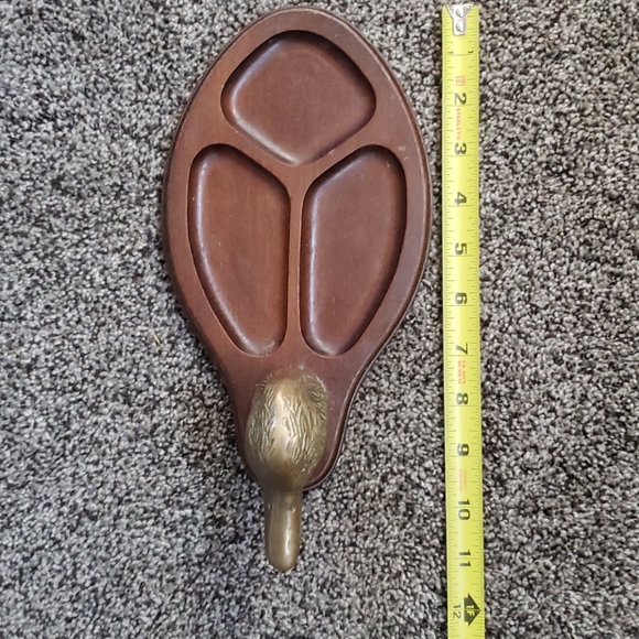 Vintage Brass Duck Valet Trinket Tray - Picture 4 of 5